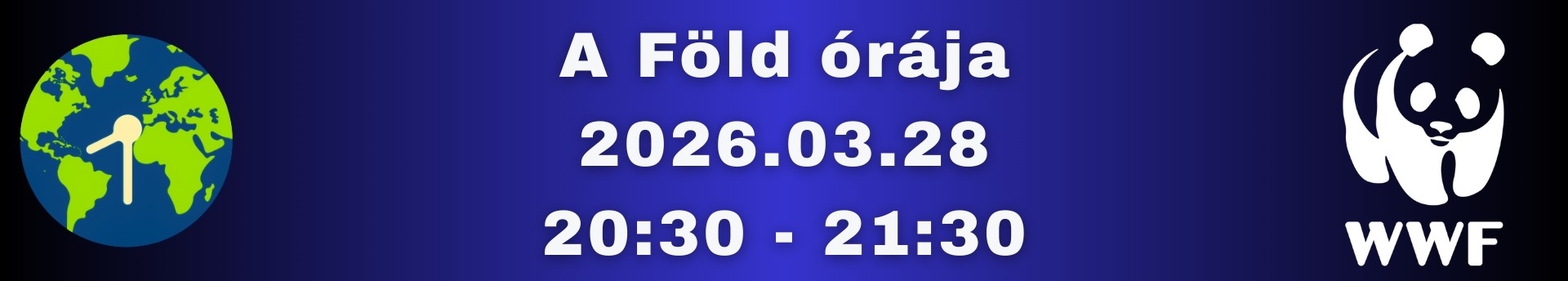 Ismét ünnepeljük a Föld óráját