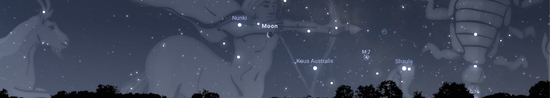 Mélyrepülésben a Hold: kísérőnk március közepén egymás után közelíti meg az égi egyenlítőtől délre eső égbolt látványosságait! 