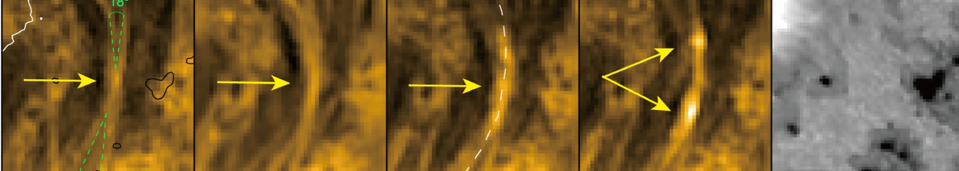 Összefonódó mágneses terek egy napfolt felett