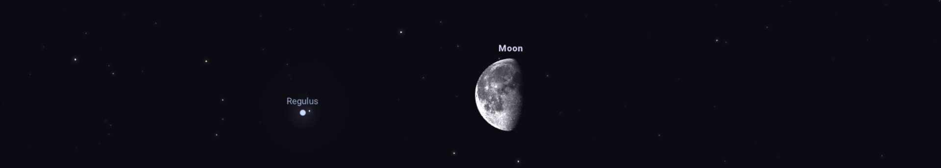 Ki korán kel, Oroszlánt lel: a Hold és a Regulus találkozása