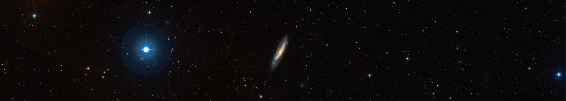 Messier 98 – az éléről látszó spirálgalaxis