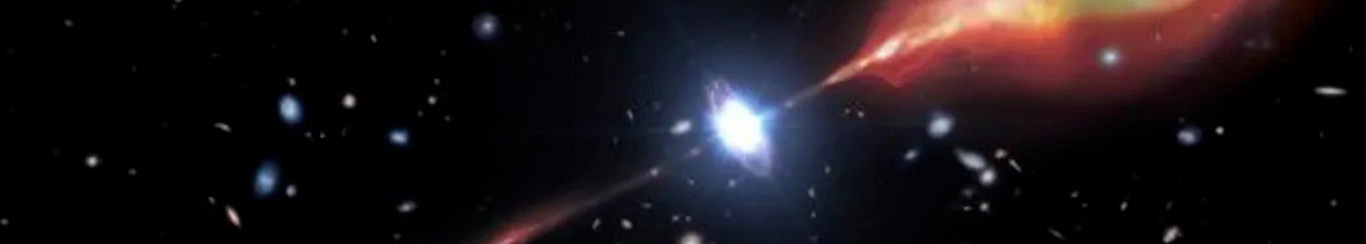 Felfedezték minden idők legnagyobb jet-párosát a korai Univerzumban, amelynek hossza a Tejútrendszer átmérőjének kétszerese