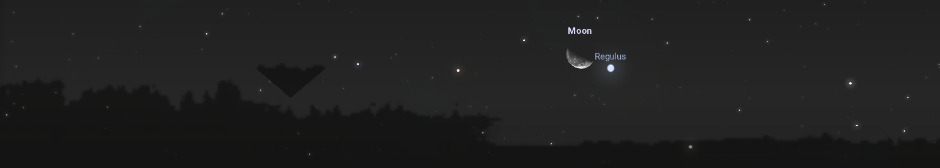 Az Oroszlán és a Hold: szoros együttállásba kerül égi kísérőnk és a Regulus