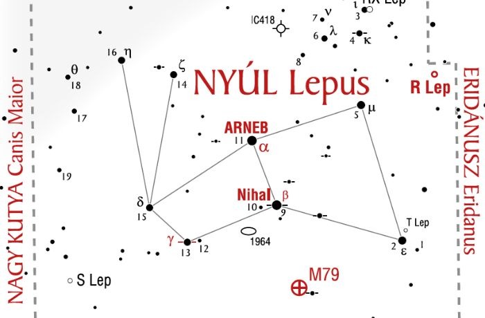 Az Orion lábánál megbúvó Nyúl története