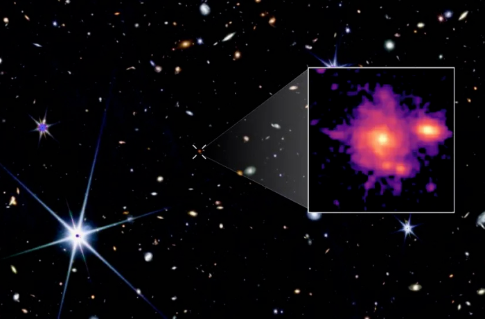 A James Webb-űrtávcső felfedezte minden idők legidősebb spirálgalaxisát, a vörös sárkányról elnevezett Zhúlóng-ot