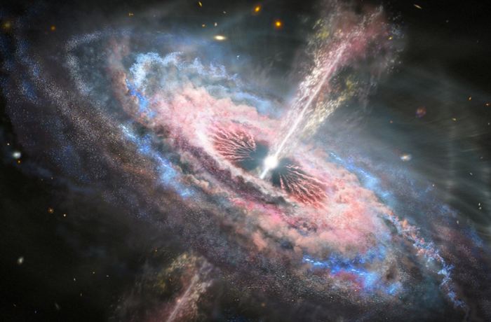 Űrtávcsövek követték nyomon egy közeli kvazár röntgensugárzásának változását