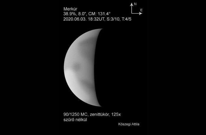A Merkúr nappali égen való távcsöves megfigyelésének alapjai