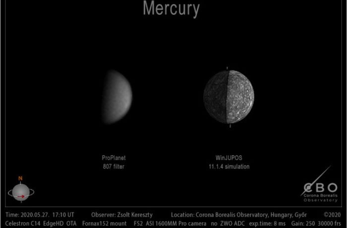 A Merkúr bolygó újra az égen 