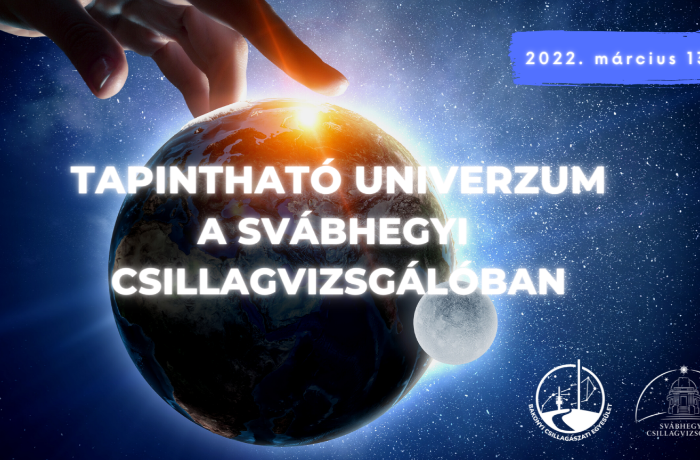Érintsd meg a Tapintható Univerzumot, vizsgáld meg a csillagokat ujjaid segítségével!