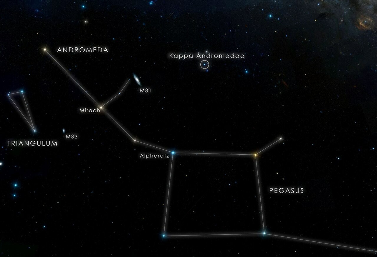 Az Androméda és a Pegazus csillagkép (forrás: Wikimedia Commons) 
