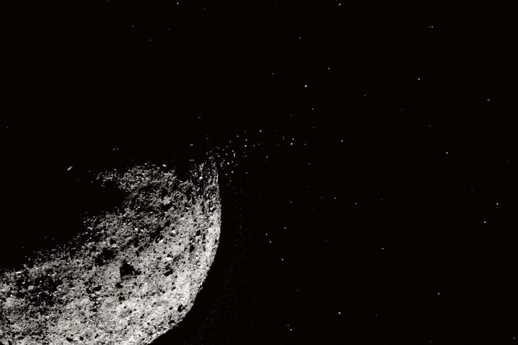 A Bennu aszteroida a mintagyűjtő küldetések célpontjainak egyike, melyről a NASA OSIRIS-REx missziója fog egy darabot hazahozni nekünk. (NASA/Goddard/University of Arizona/Lockheed Martin/Science Photo Library)