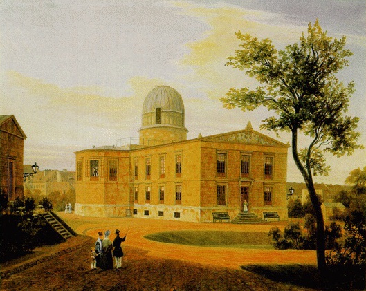 Az Új Berlin Csillagvizsgáló 1838-ban. Nemcsak az Eros kisbolygót fedezték fel itt, de ötvenkét évvel korábban a Neptunuszt is. Kép forrása: www.kafeastronomi.com