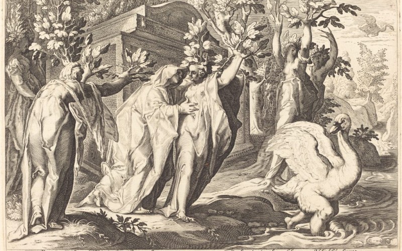 Phaethon testvérei nyárfává, Cygnus pedig hattyúvá változott a mély gyász következtében. Kép forrása: The National Gallery of Art, Washington, D.C.; Ailsa Mellon Bruce Fund (accession no. 2003.143.4)