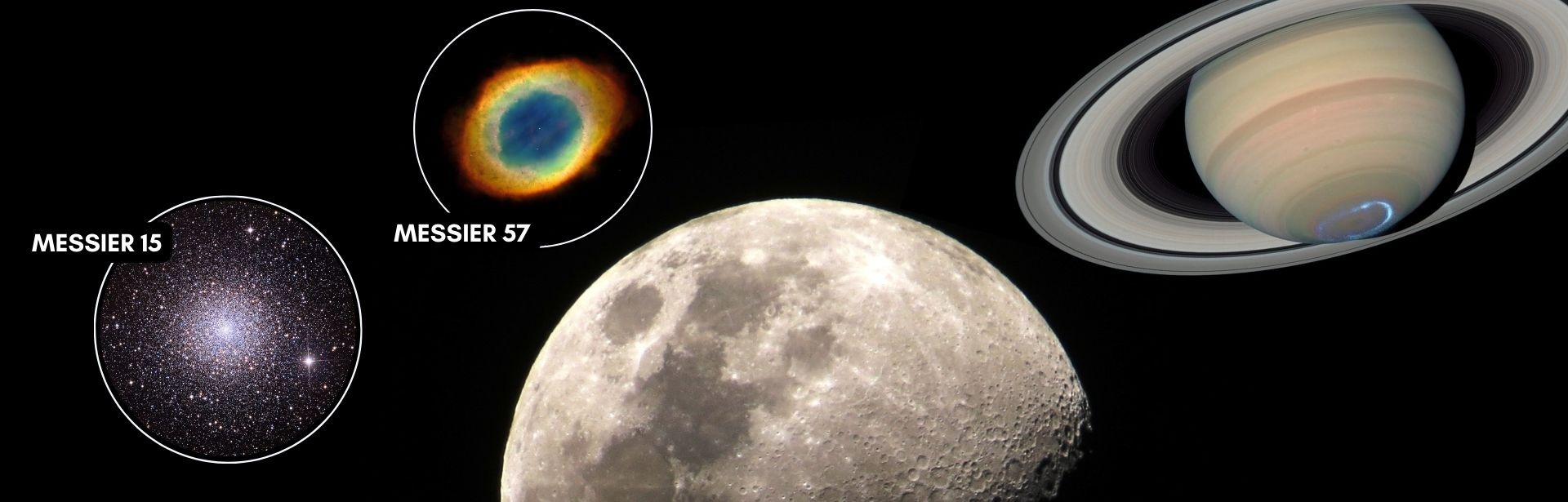 Az őszi Hold krátercsodája és a Szaturnusz gyűrűje - 09.23. 