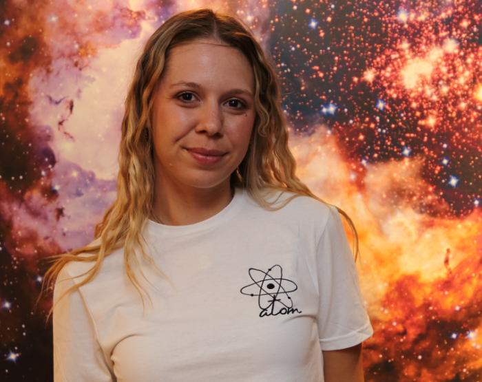 Hímzett póló - Atom - XXL