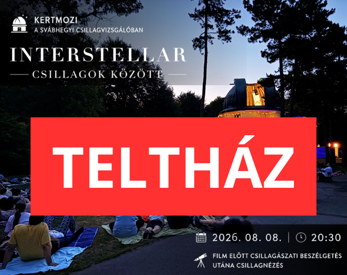 Kertmozi a Svábhegyi Csillagvizsgálóban: Interstellar– 08.08.